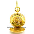 Relógio de bolso dourado dourado quente para venda